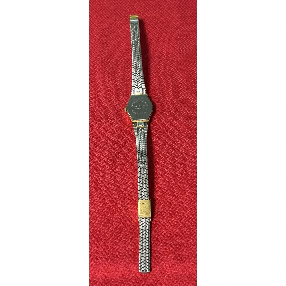 Waltham Ladies Dress Cocktail Wrist Watch Gold Tone Quartz XL694-202 NeedBattery
